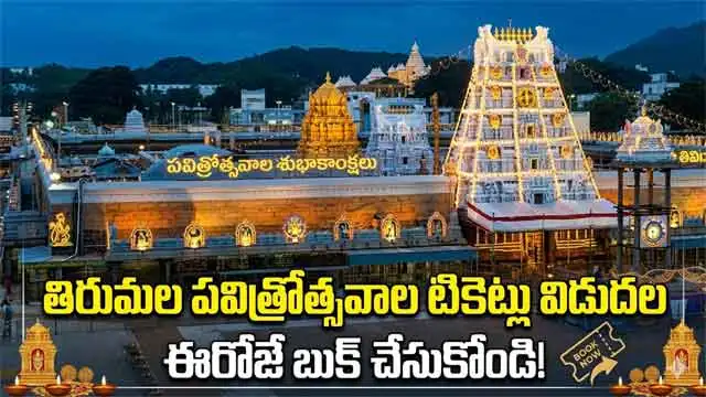 Tirumala Pavitrotsavam Tickets: తిరుమల పవిత్రోత్సవాల టికెట్లు విడుదల