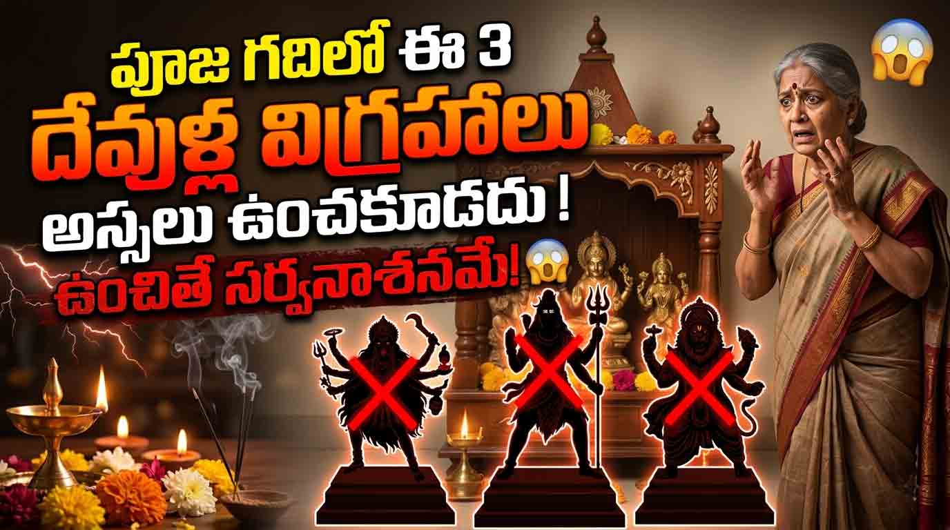 pooja vidhi god idols home vastu mistakes negative energy telugu varahi talks